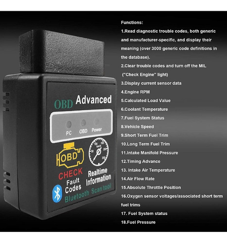 Scanner Automotriz Obd2 Advance V02h4