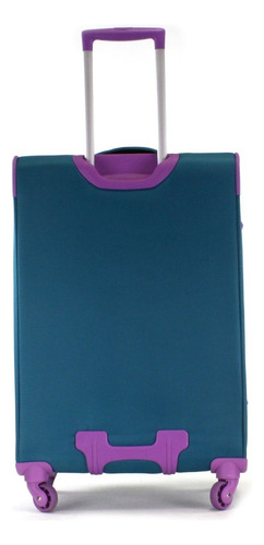 Equipaje Textil Ultraligero 24 Cloe Unisex Color Turquesa