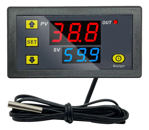 Termostato Digital Programable Control W3230 -55° 120°c 220v