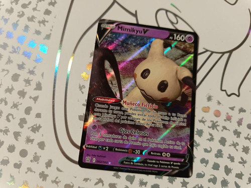 Mimikyu V Carta Pokémon Original Y Nueva 