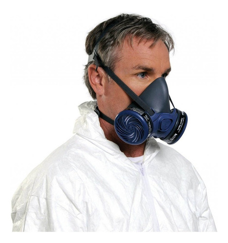 Imagen 2 de 6 de Mascarilla Media Cara Moldex 7001 + Cartuchos Vapores Org.