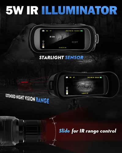 Gafas De Visión Nocturna Infrarrojas Para Caza Tácticas
