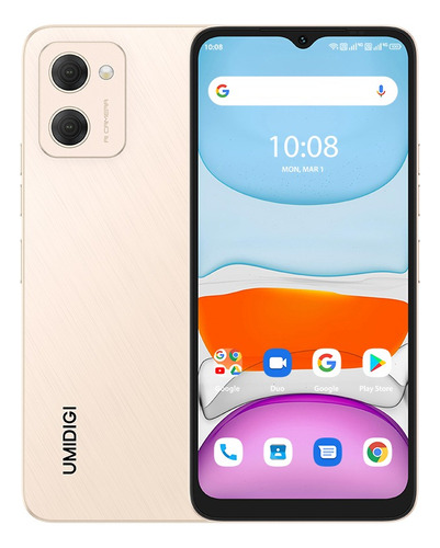 Smartphone Umidigi G2, Android 13, Helio A22, 3 Gb+32 Gb, Cá