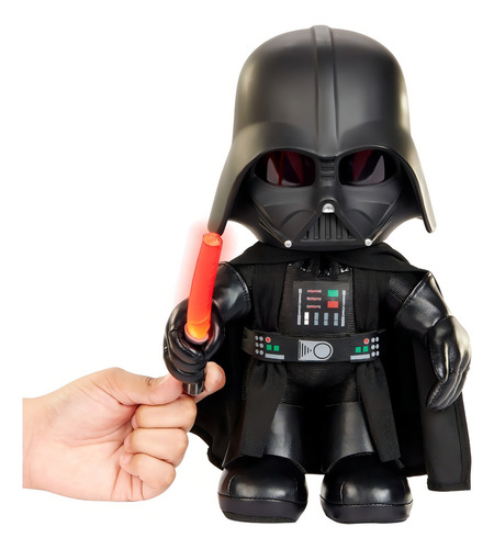 Pelúcia Star Wars Darth Vader Com Sons E Luz