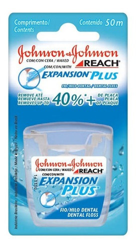 Johnson Reach Expansión Plus Hilo Dental Con Cera 50m