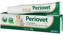 Comprar Periovet Gel 25 Gr Higiene Bucal Vetnil Para Cães E Gatos