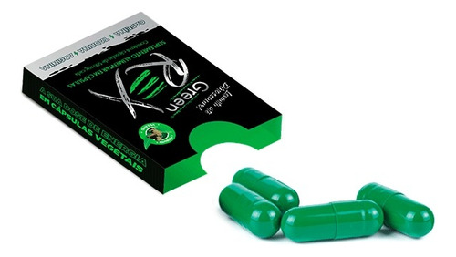 Energetico Geen Rex 96 Capsulas Cafeina Taurina Arginina Veg Sabor Sem sabor