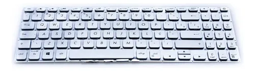 comprar Teclado Para Asus Vivobook X509fa X509fa Br876t, X512, Prata