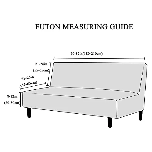Funda Elástica Para Futón, Sofá Cama Sin Brazos
