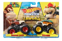 Comprar Hot Wheels Monster Trucks Super Mario Donkey Kong Vs Bowser