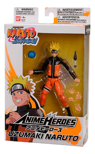 Figura De Acción Anime Hero Uzumaki Naruto Shippuden - 36901