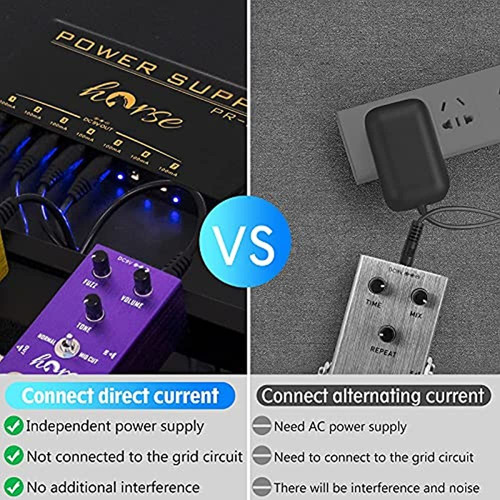 Fuente De Alimentación Para Pedal De Guitarra, Batería Recar