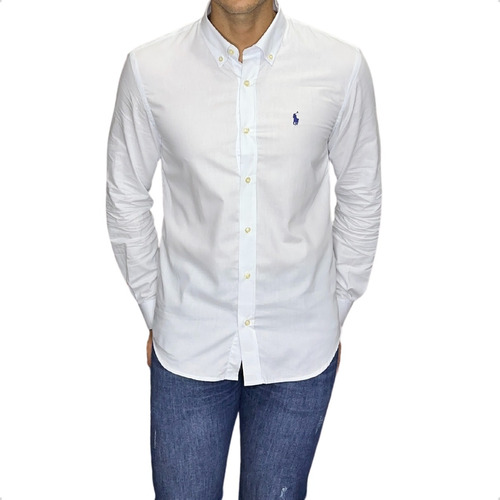 Camisa Social Masculina Manga Longa Original Preta Branca