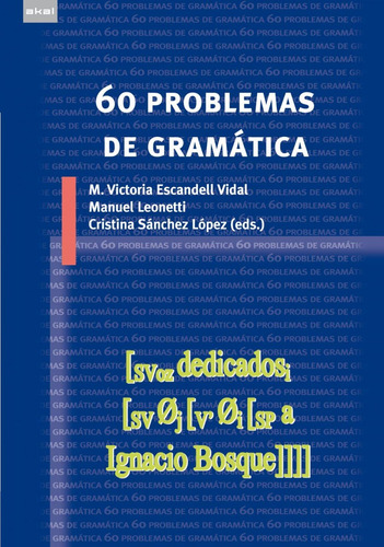 Libro 60 Problemas De Gramatica