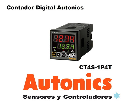 Contador Digital Autonics Ct4s-1p4t