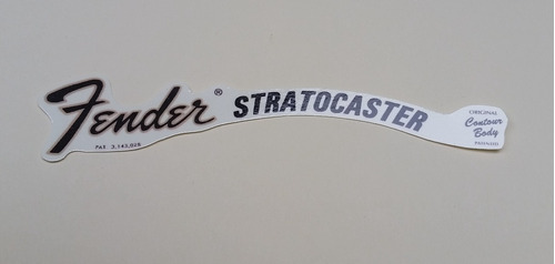 Waterslide Decal Restauracion Fender 70s Cbs Stratocaster 