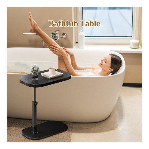 Mesa Lateral En Forma De C, Altura Ajustable C De Mesa De C