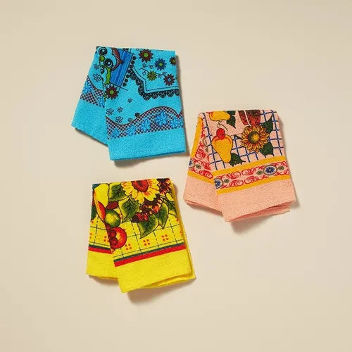 Kit de 10 paños de cocina de felpa de alta absorción de primera calidad