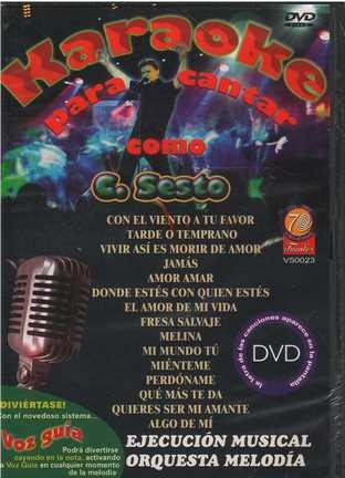 Dvd - Karaoke / Camilo Sesto (df) - Original Y Sellado