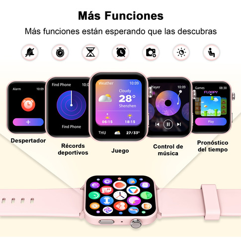 Reloj Smartwatch Inteligente Bluetooth Llamada Asistente Voz