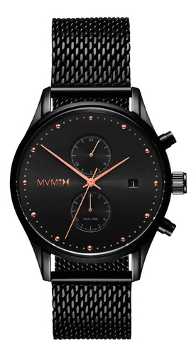 Mvmt - Reloj Analgico Minimalista Para Hombre Con Zonas Hora