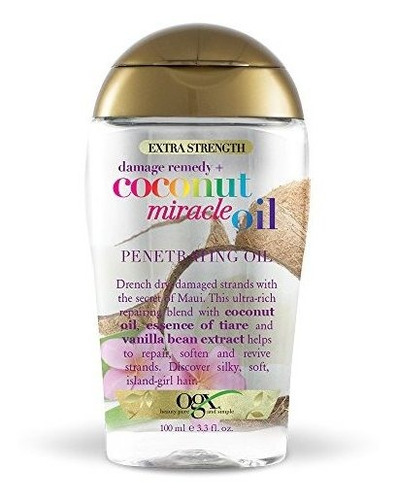 Remedio De Daño Extra Fuerte De Ogx Coconut Miracle