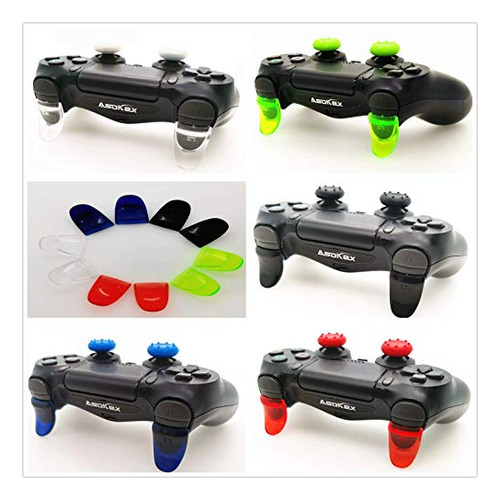 Pack De Extensores L2 R2 Y Accesorios Para Controlador Ps4
