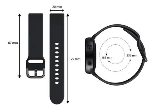 Correa Malla Para Amazfit Xiaomi De Nylon 20mm Samsung