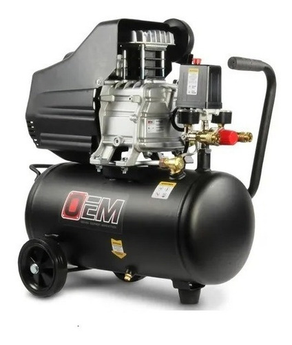 Compresor 2.5hp Tanque De 25lts Oem Coem-2.5+ Pistola S-990 Frecuencia 0