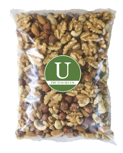 Mix Frutos Secos Premium Nueces Almendras Avellan Cajú X 1kg