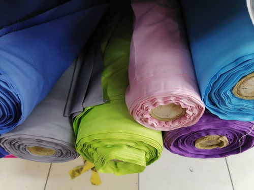 Tela Crea Para Sabanas 2,5 Mt De Ancho Lisa Color A Eleccion
