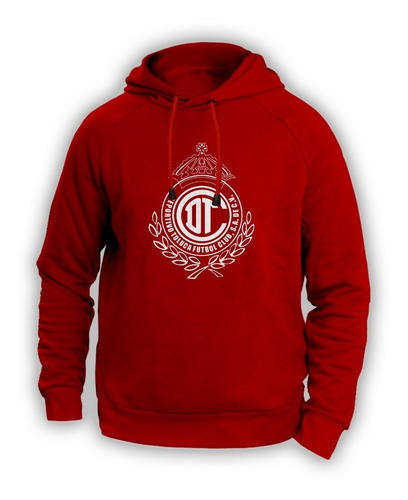 Club Deportivo Toluca Mod 1. Sudadera Futbol Liga Mx