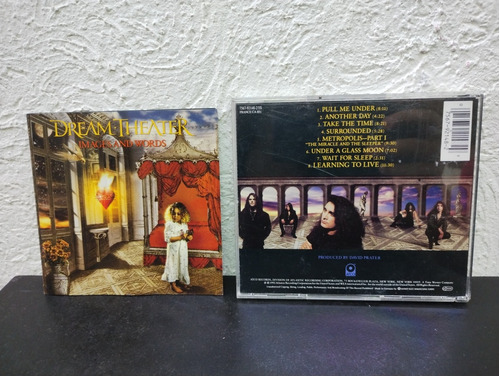 Cd Dream Theater - Images And Words Solo Caja Y Portada  