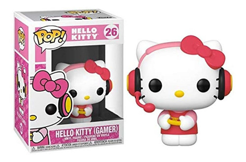 Funko Pop! Hello Kitty (gamer) #26 Game Stop Exclusivo