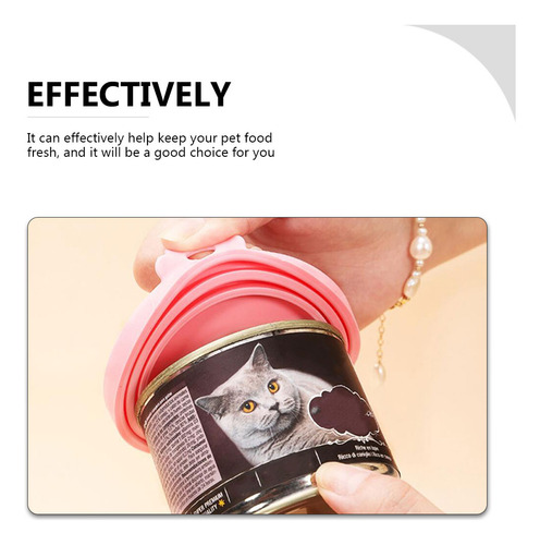 Tapas Pequeñas Para Latas De Comida Para Gatos, 7 Unidades