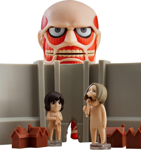 Figura Attack On Titan Super Large Giant Renewal Set Nendoro