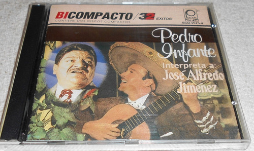 Bicompacto Pedro Infante Interpreta A José Alfredo Jiménez 