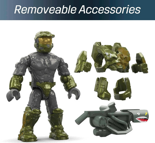 Mega Construx Halo Fábrica Floodgate Firefly Juego Costrucci