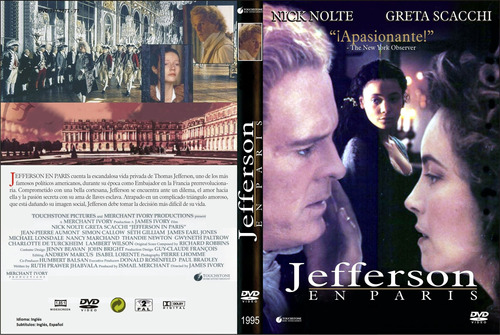 Jefferson En París - Nick Nolte - Thomas Jefferson - Dvd