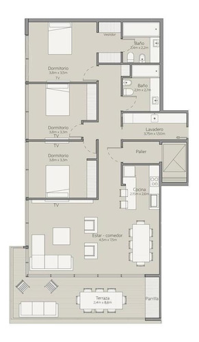 Imagen 28 de 30 de Departamento De Lujo De 2 Ambientes En Pozo En Edificio Full Amenities - Pinamar
