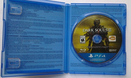 Ps4 Dark Souls 3 Fire Fades Edit $699 Disco Used Mikegamesmx (Usado)