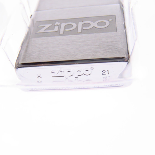 Zo17733 Zippo Set Brush Chrome Y Cantimplora Petaca Flask