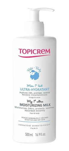 Topicrem Crema Bebé Facial/corporal Ultra Hidrantante 500 Ml