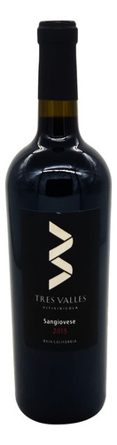 Vino Tinto Tres Valles Sangiovese 750 Ml