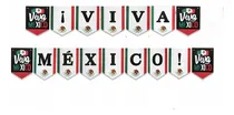 Comprar 12 Banderines Viva México Fiesta Mexicana Patria Tricolor
