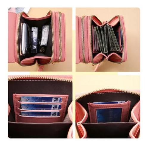 Bolsa Carteira Porta Celular Cartão Bolsa Transversal