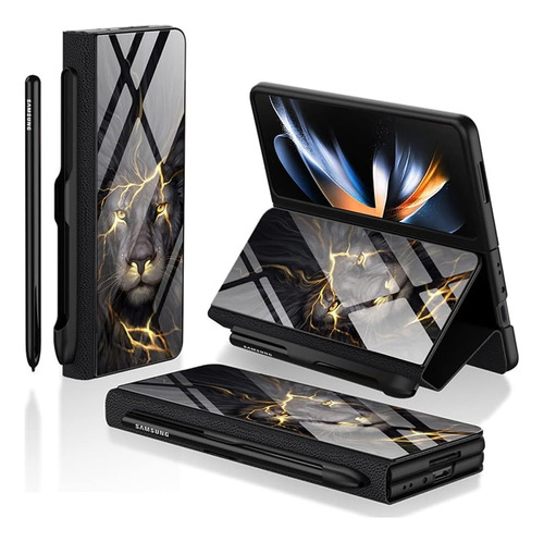 Funda Breclar Para Galaxy Z Fold 4 Lion