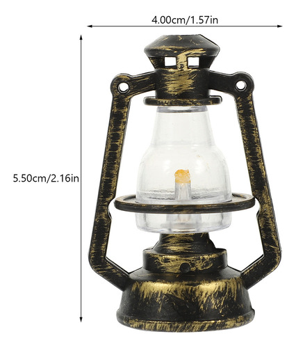 Mini Linterna De Aceite, Mini Lámpara De Queroseno Led 10