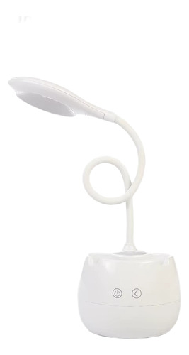 Lampara Led Touch Blanco Velador Lapicero Inalambrica Plegable Escritorio Veoquiero