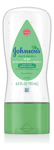 Johnson's Aceite Para Bebe Con Aloe Y Vitamina E 6.5 Fl Oz